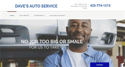 Desktop Screenshot of davesautoshop.com